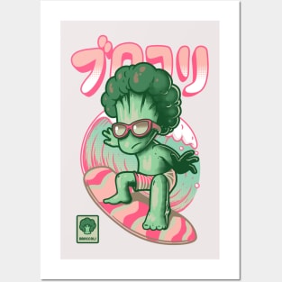 Broccoli Surfer Posters and Art
